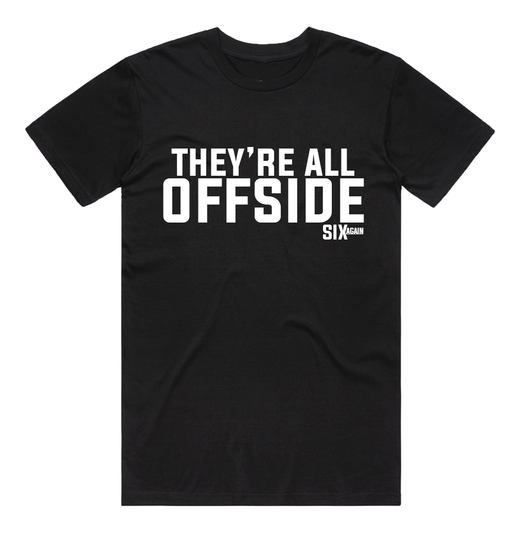 Mens Black Offside Tshirt