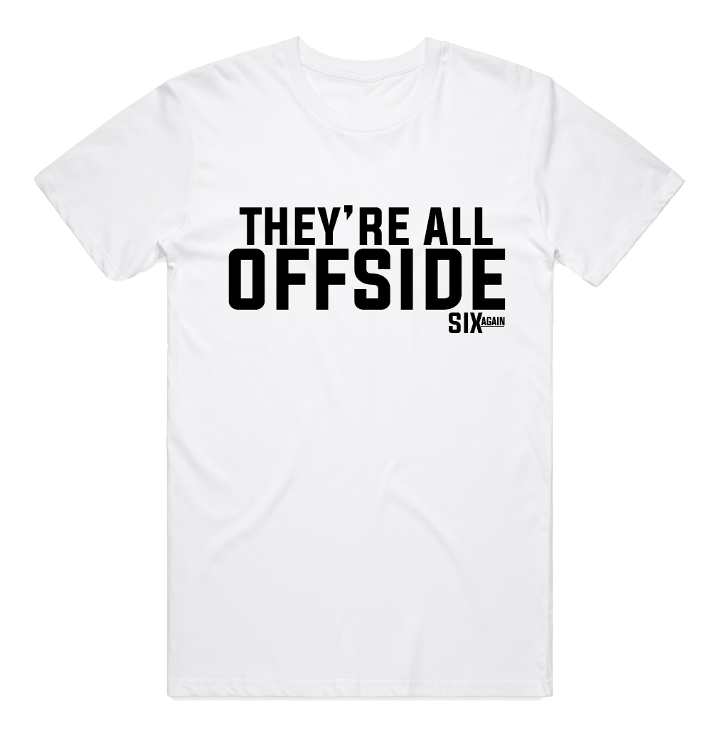 Mens White Offside Tshirt
