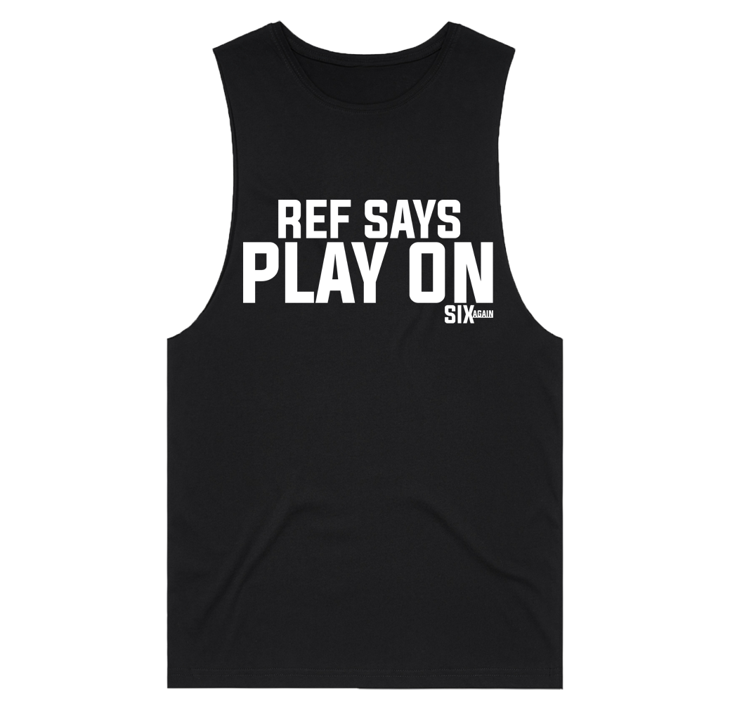 Unisex Play On Black Tank