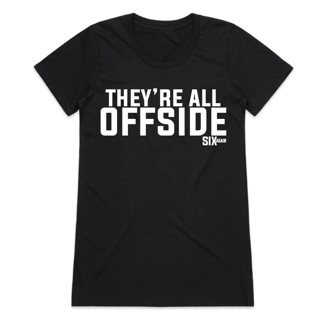 Womens Black Offside Tee